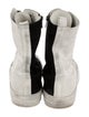 Ann Demeulemeester Suede Hiking Boots