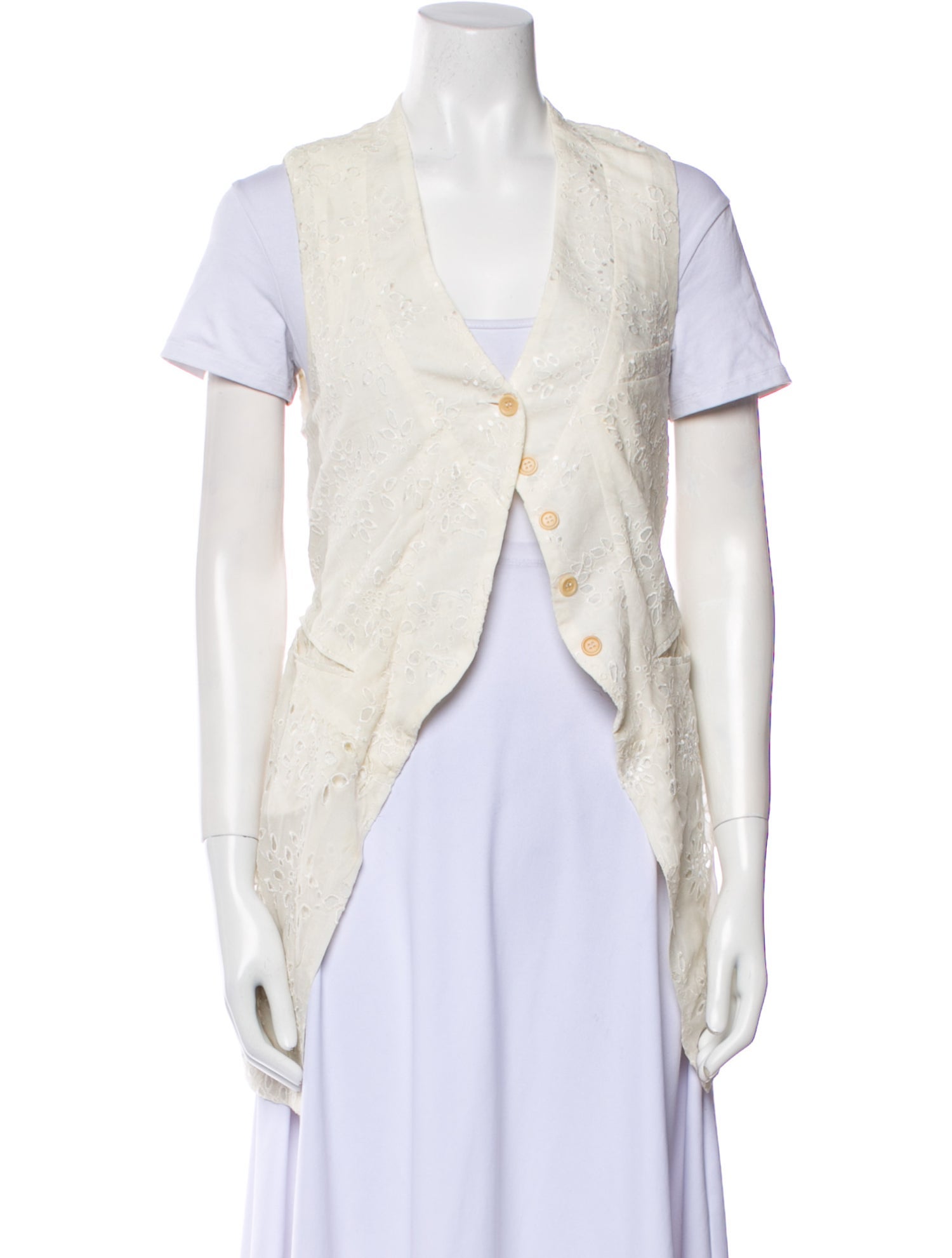 Ann Demeulemeester Silk Vest