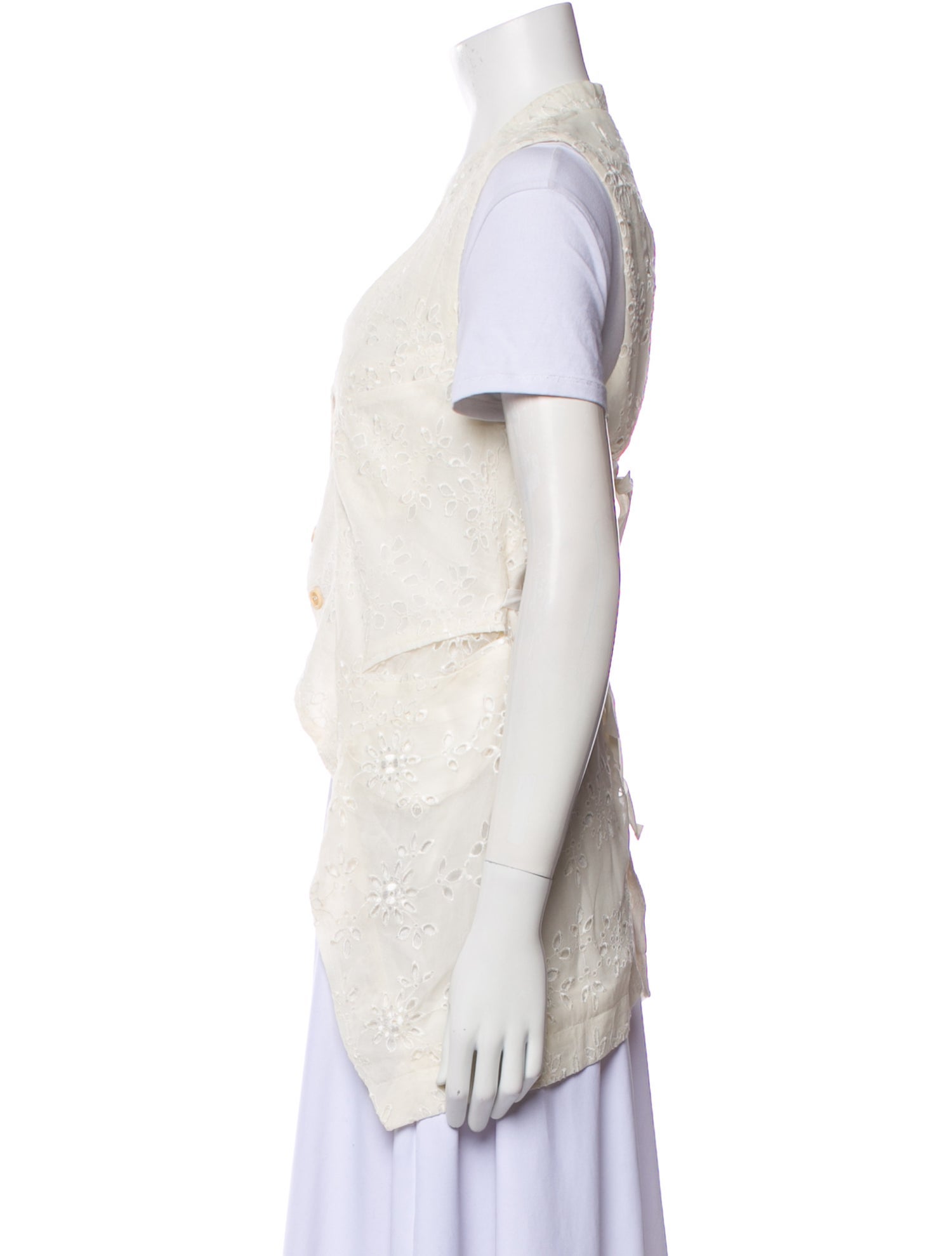 Ann Demeulemeester Silk Vest