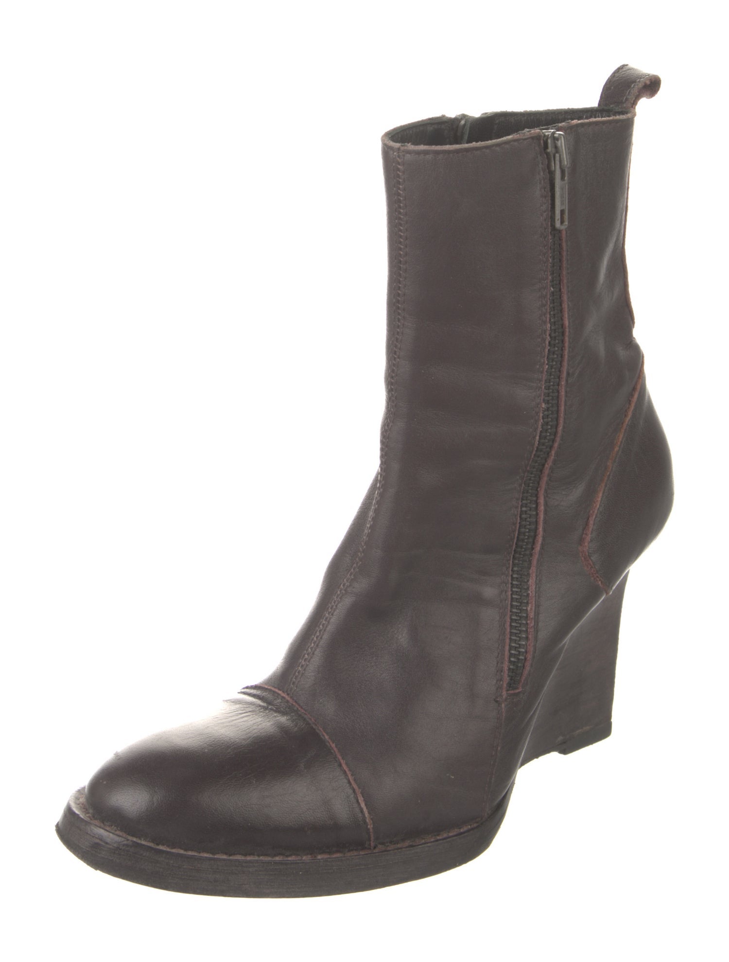 Ann Demeulemeester Leather Boots