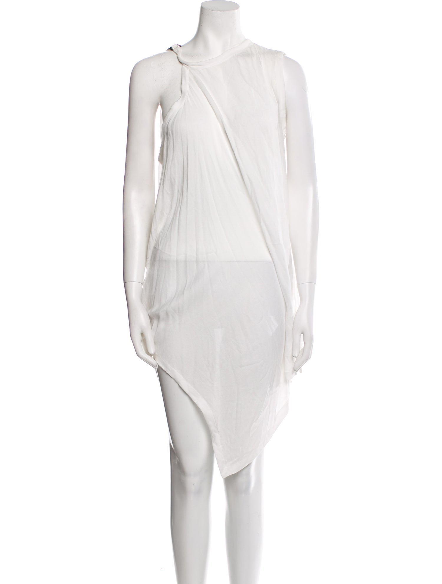 Ann Demeulemeester One-Shoulder Midi Length Dress