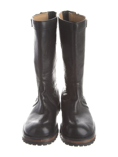 Ann Demeulemeester Leather Moto Boots