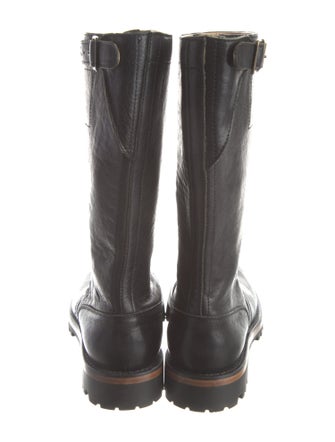 Ann Demeulemeester Leather Moto Boots