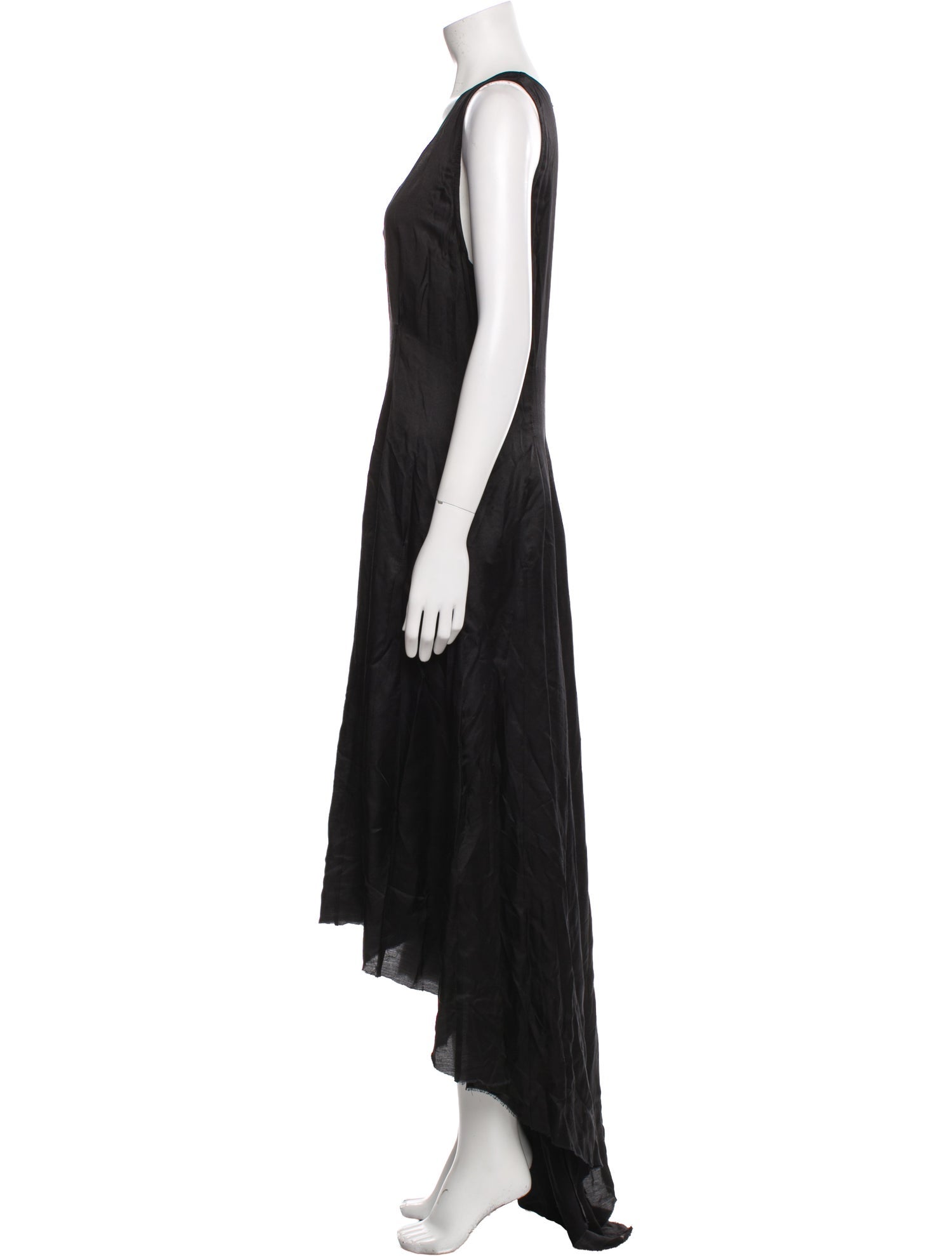Ann Demeulemeester V-Neck Long Dress