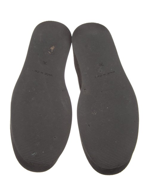 Ann Demeulemeester Embossed Leather Embroidered Accent Boots