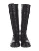 Ann Demeulemeester Leather Combat Boots