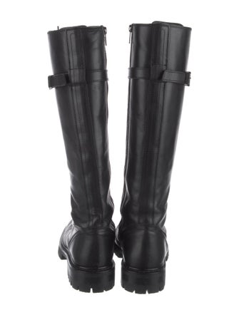 Ann Demeulemeester Leather Combat Boots