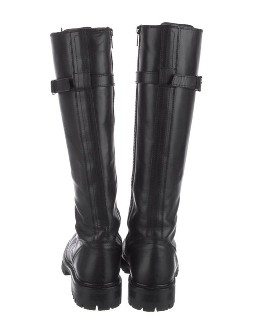 Ann Demeulemeester Leather Combat Boots