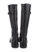 Ann Demeulemeester Leather Combat Boots
