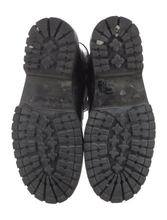 Ann Demeulemeester Leather Combat Boots