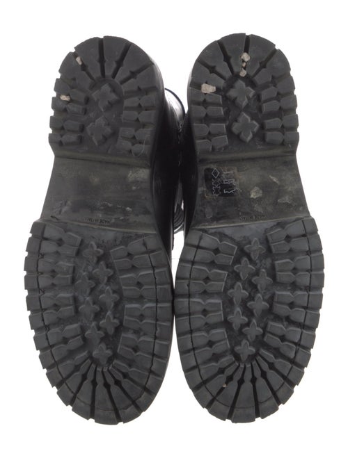 Ann Demeulemeester Leather Combat Boots