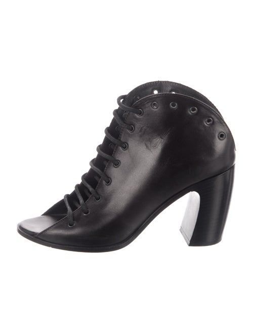 Ann Demeulemeester Leather Lace-Up Boots