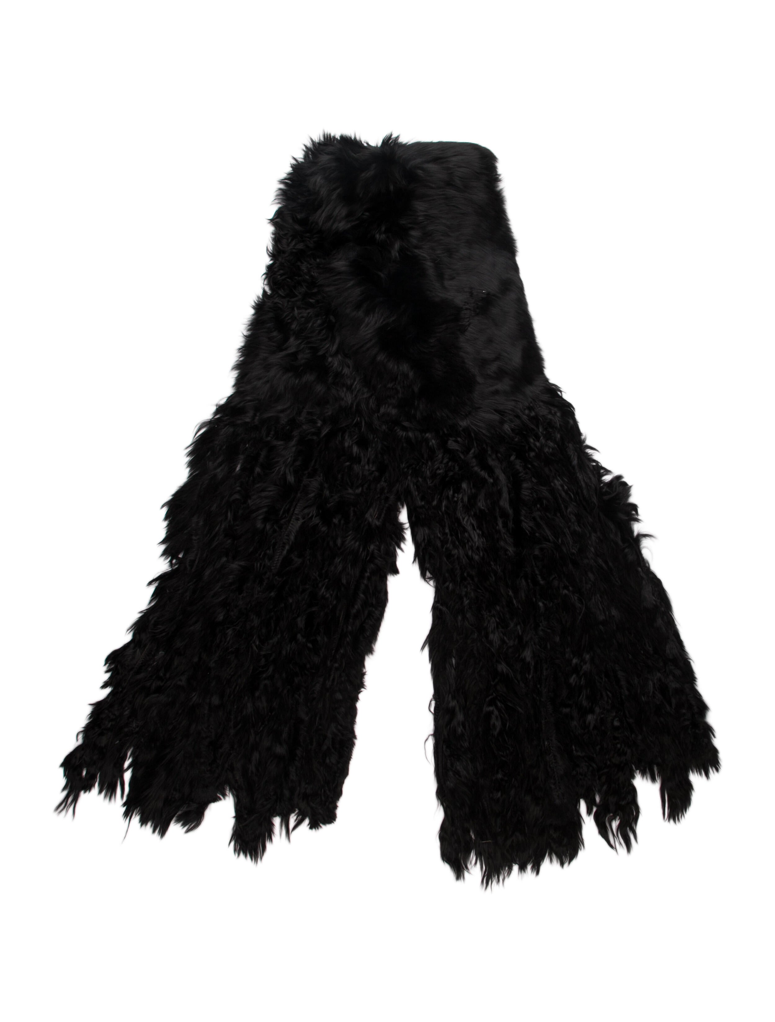 Ann Demeulemeester Llama Late 2000's - Early 2010's Scarf