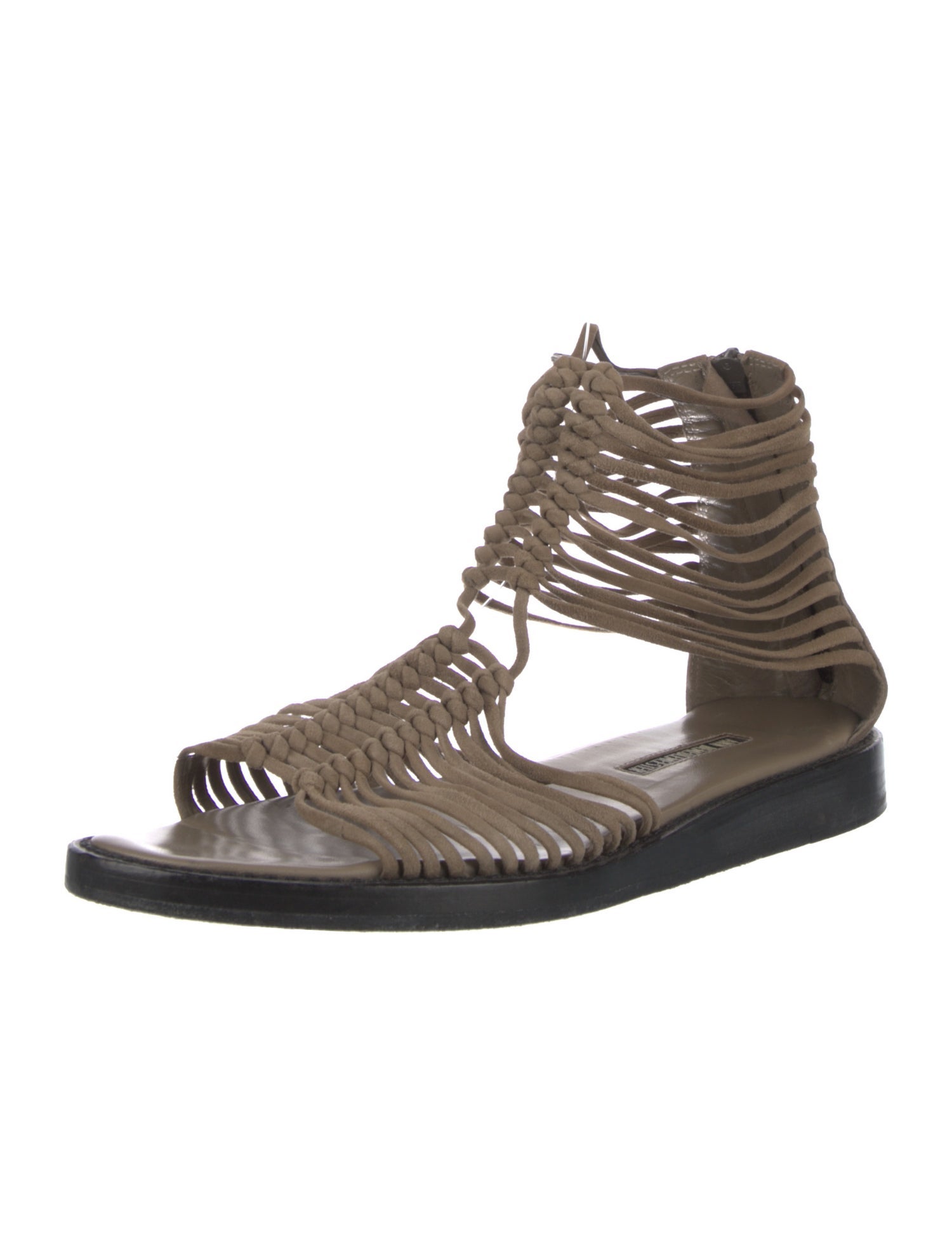 Ann Demeulemeester Leather Gladiator Sandals