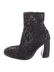 Ann Demeulemeester Floral Print Boots