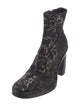 Ann Demeulemeester Floral Print Boots
