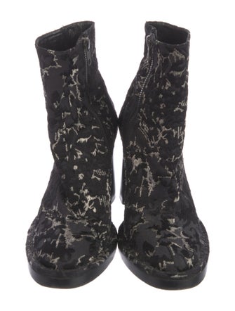 Ann Demeulemeester Floral Print Boots