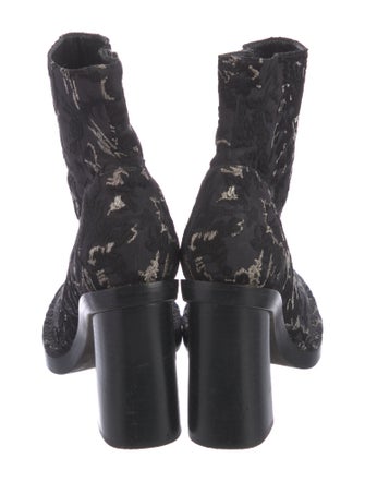 Ann Demeulemeester Floral Print Boots
