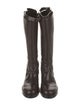 Ann Demeulemeester Leather Riding Boots