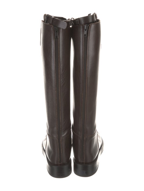 Ann Demeulemeester Leather Riding Boots