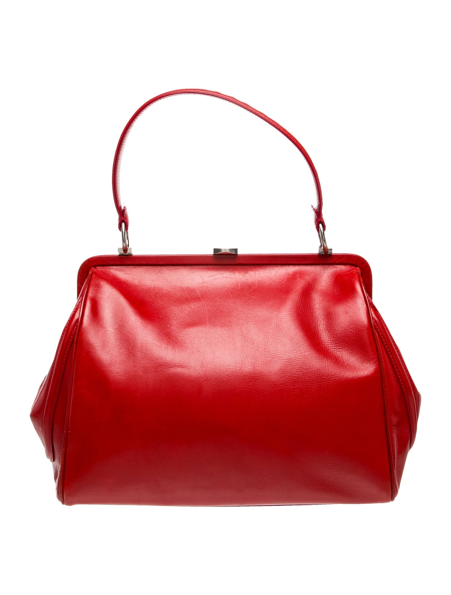 Ann Demeulemeester Leather Top Handle Bag