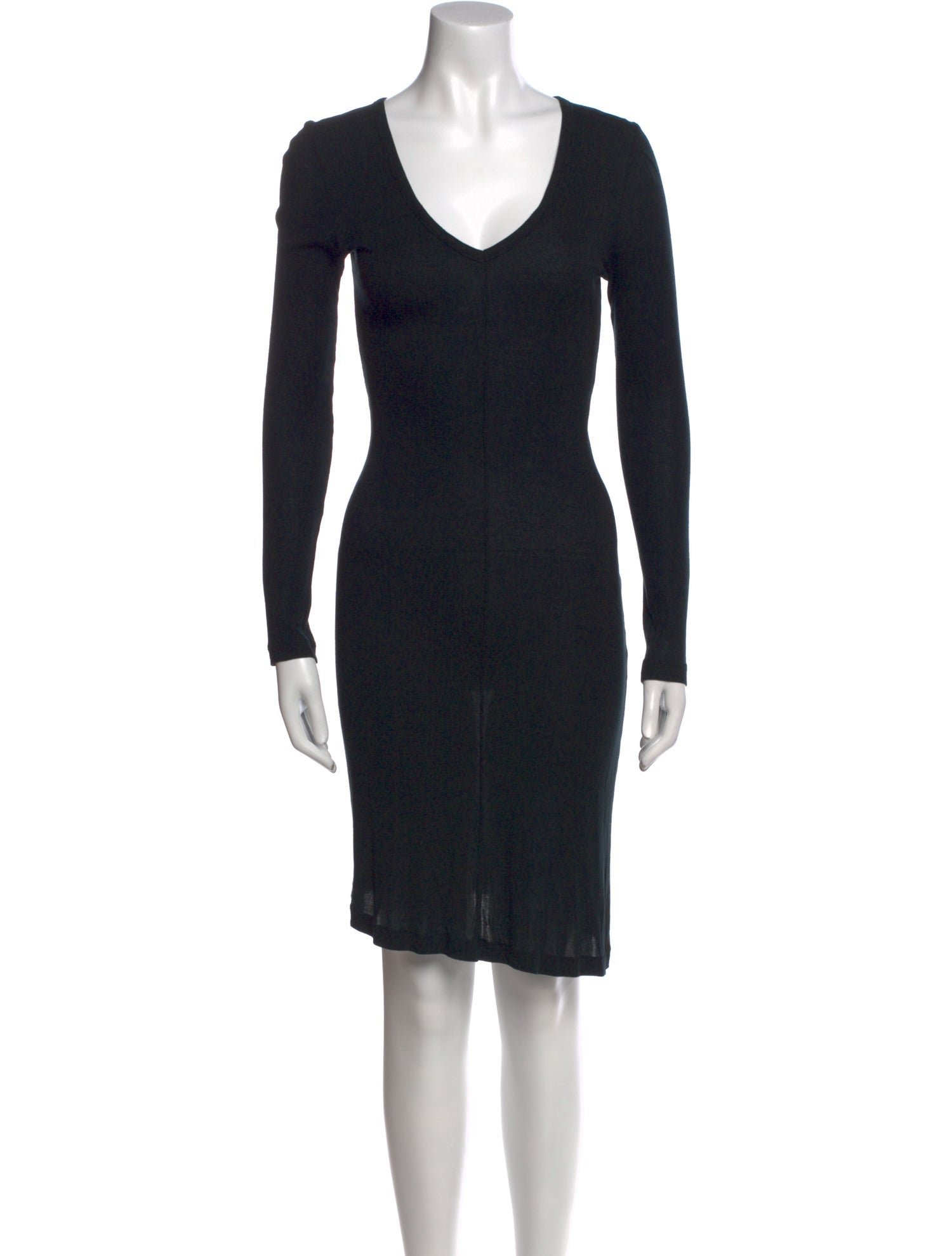 Ann Demeulemeester V-Neck Knee-Length Dress