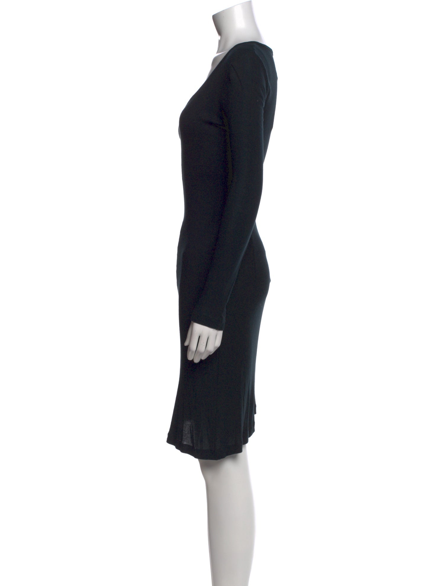Ann Demeulemeester V-Neck Knee-Length Dress