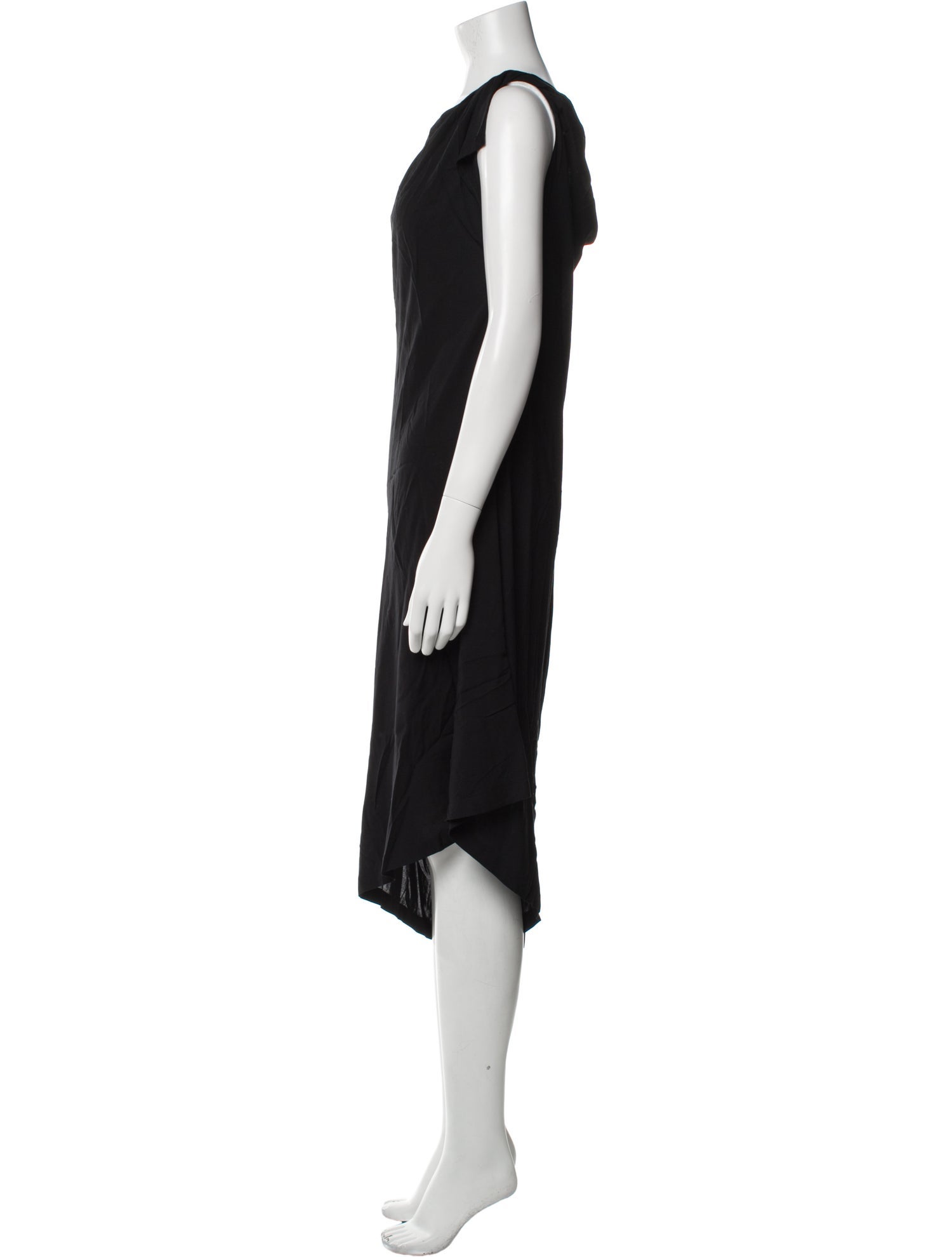 Ann Demeulemeester Silk Knee-Length Dress