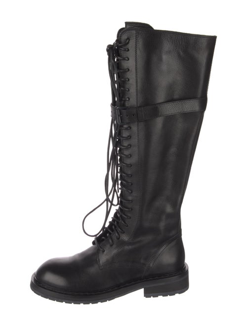 Ann Demeulemeester Leather Lace-Up Boots