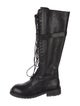 Ann Demeulemeester Leather Lace-Up Boots