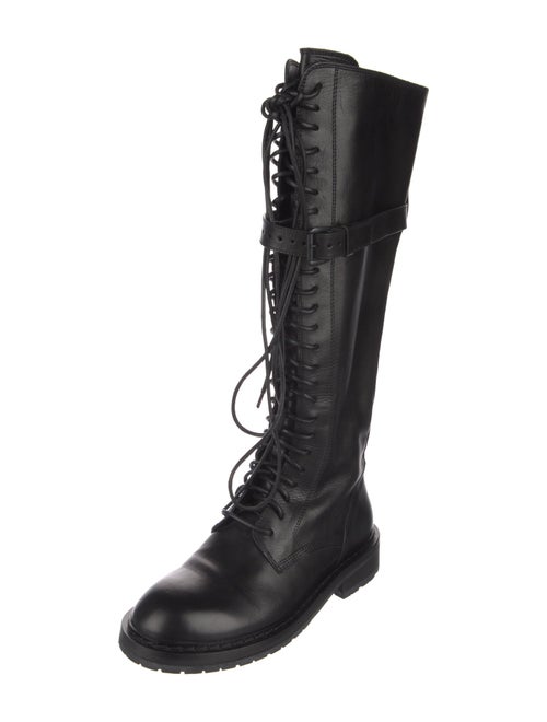 Ann Demeulemeester Leather Lace-Up Boots