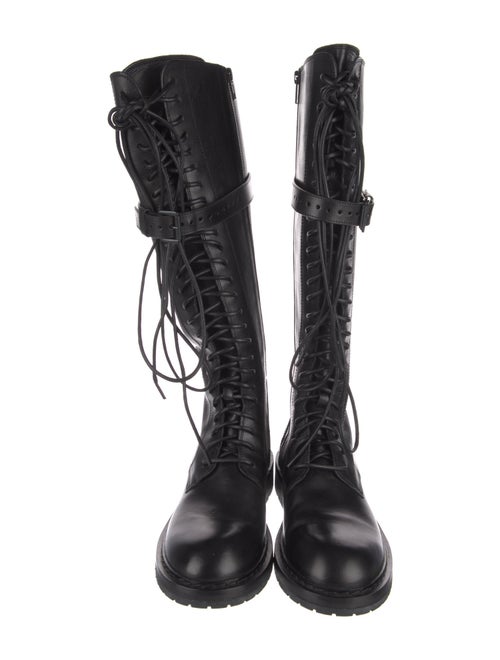 Ann Demeulemeester Leather Lace-Up Boots