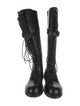 Ann Demeulemeester Leather Lace-Up Boots