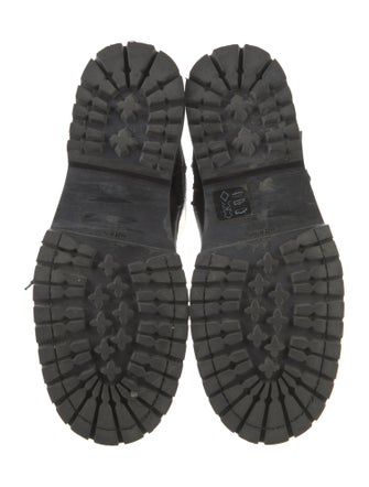 Ann Demeulemeester Leather Combat Boots