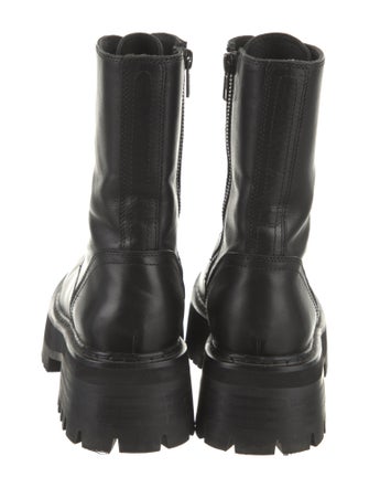 Ann Demeulemeester Leather Combat Boots