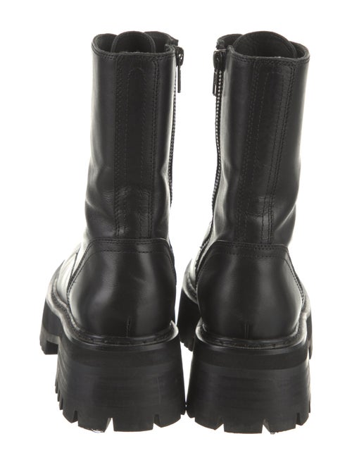 Ann Demeulemeester Leather Combat Boots