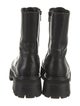 Ann Demeulemeester Leather Combat Boots