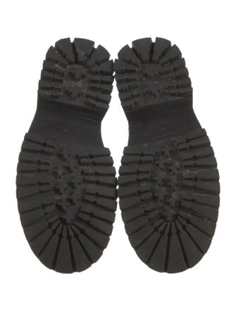 Ann Demeulemeester Leather Combat Boots