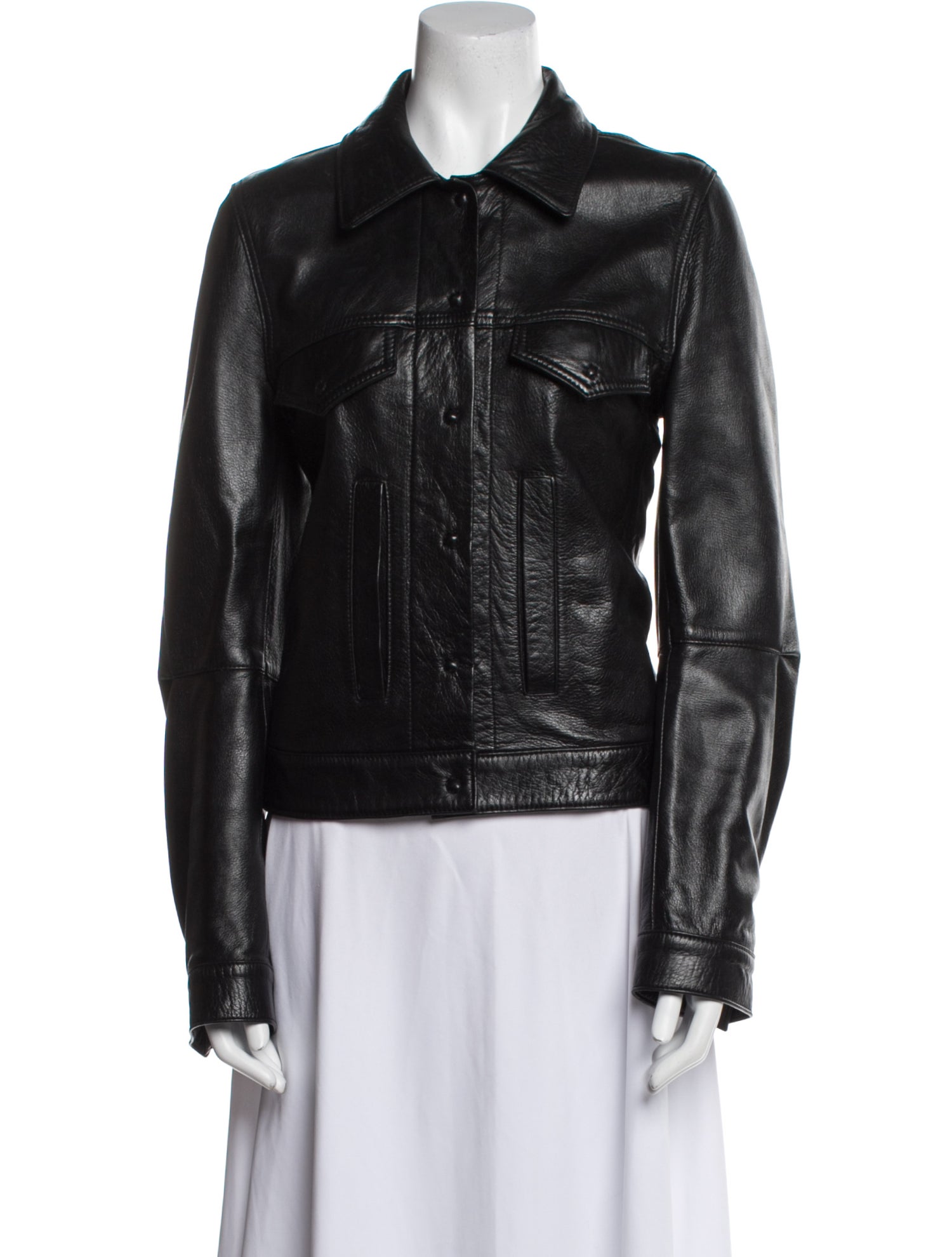 Ann Demeulemeester Leather Biker Jacket