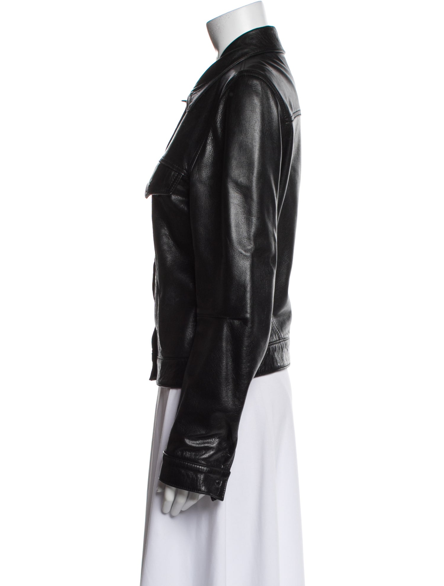 Ann Demeulemeester Leather Biker Jacket