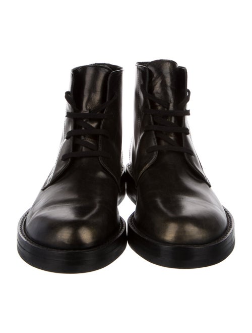 Ann Demeulemeester Leather Lace-Up Boots