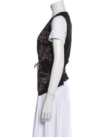 Ann Demeulemeester Late 2000's - Early 2010's Virgin Wool Vest