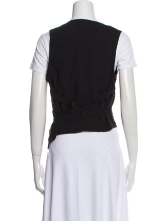 Ann Demeulemeester Late 2000's - Early 2010's Virgin Wool Vest