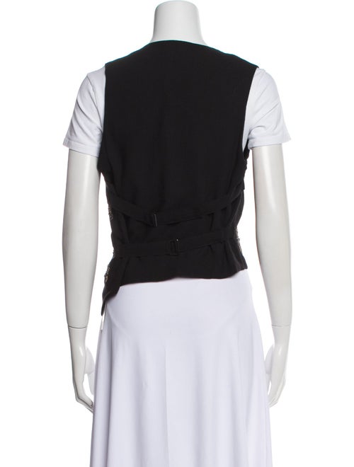 Ann Demeulemeester Late 2000's - Early 2010's Virgin Wool Vest