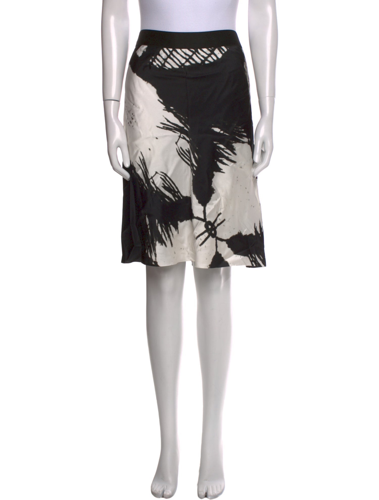Ann Demeulemeester Silk Knee-Length Skirt