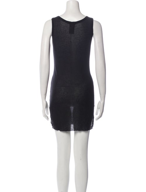 Ann Demeulemeester Scoop Neck Mini Dress