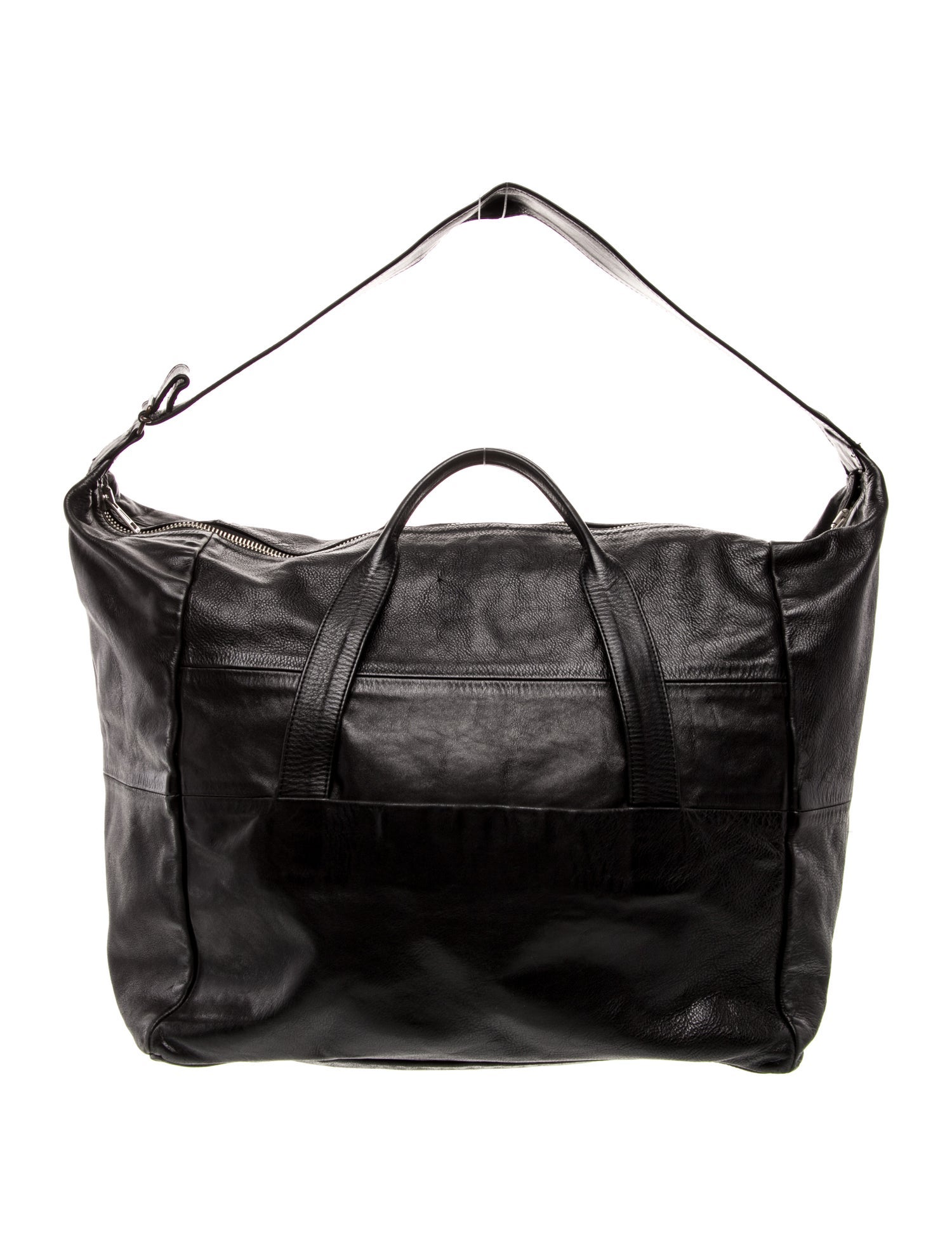 Ann Demeulemeester Leather Top Handle Bag