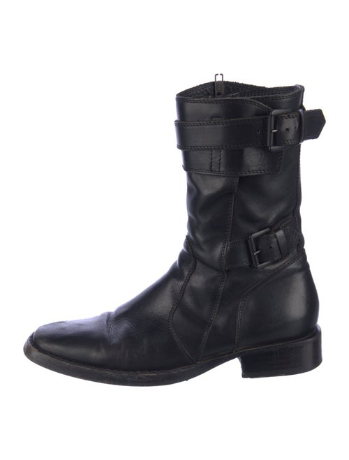 Ann Demeulemeester Leather Combat Boots