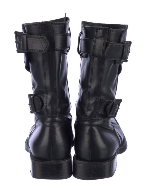 Ann Demeulemeester Leather Combat Boots