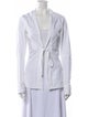 Ann Demeulemeester V-Neck Long Sleeve Button-Up Top